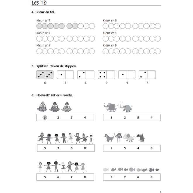 Blokboek rekenen groep 3 (5 stuks)