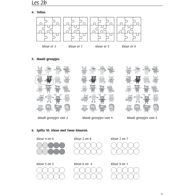 Blokboek rekenen groep 3 (5 stuks)