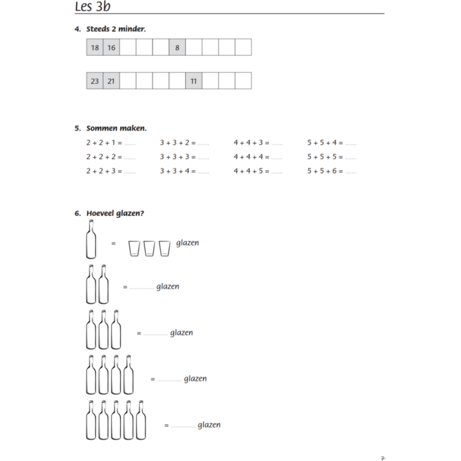 Blokboek rekenen groep 4 (5 stuks)
