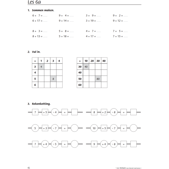 Blokboek rekenen groep 4 (5 stuks)