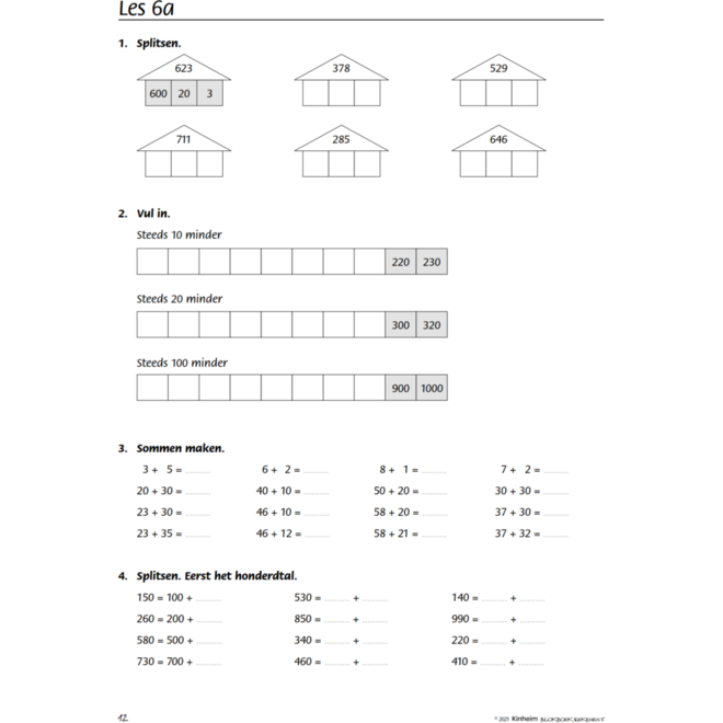 Blokboek rekenen groep 5 (5 stuks)