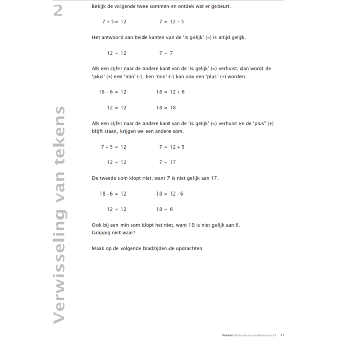 Blokboek Wiskunde voor de Basisschool A
