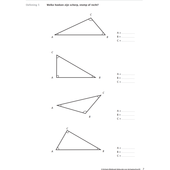 Blokboek Wiskunde voor de Basisschool B (5 stuks)