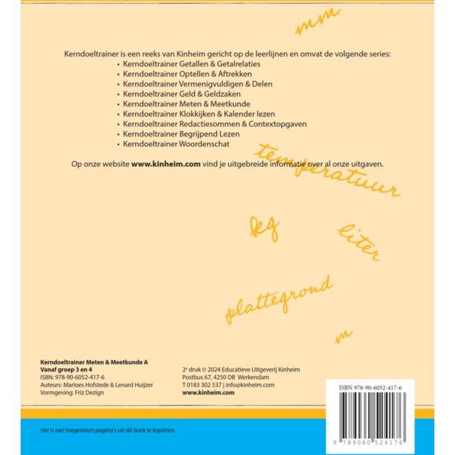 Kerndoeltrainer Meten & Meetkunde A (5 stuks)