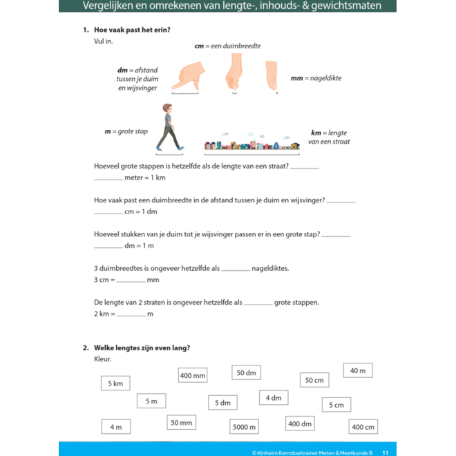 Kerndoeltrainer Meten & Meetkunde B (5 stuks)