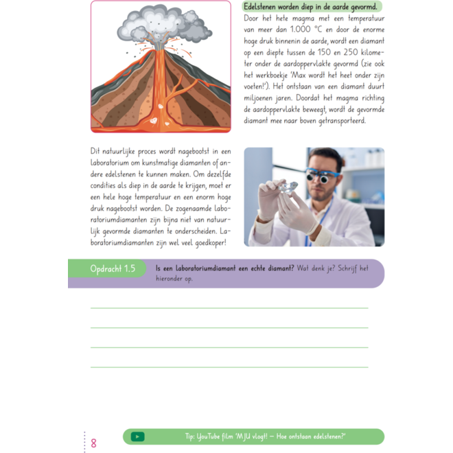 Max duikt in de fonkelende wereld van kristallen groep 6-8 werkboek (5 stuks)