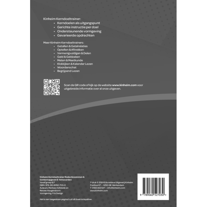 Kerndoeltrainer Redactiesommen & Contextopgaven D antwoorden