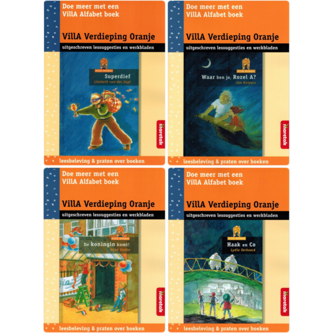 Villa alfabet oranje 2 verdieping boeken (losbladig)