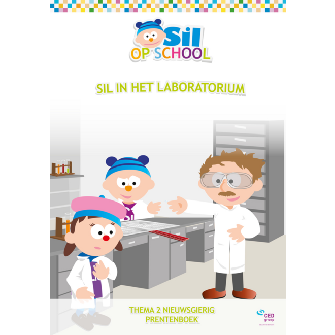 Sil op school Prentenboek Sil in het laboratorium