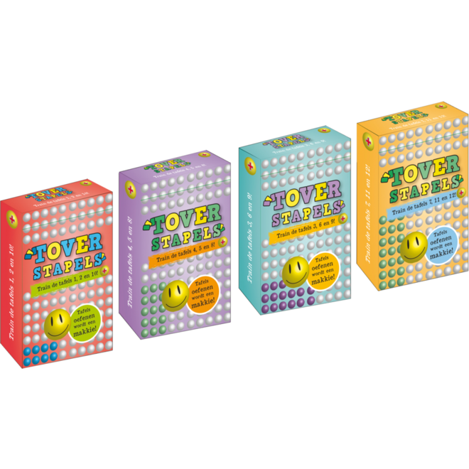 Toverstapels plus 1, 2, 10 en mix