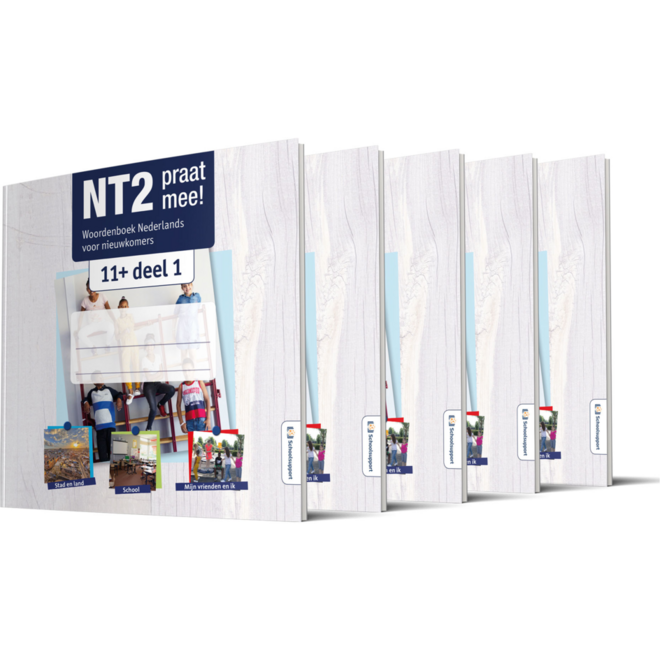 NT2, Praat mee!, woordenboekje Nederlands 1 (11+), set 5st.