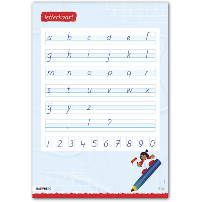 Klinkers 2 Letterposter blokschrift