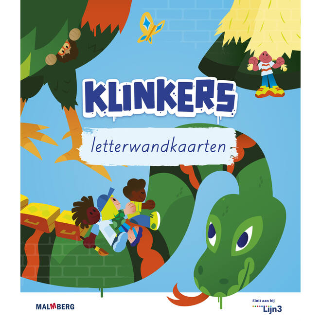 Klinkers 2 groep 3 Letterwandkaartjes blokschrift