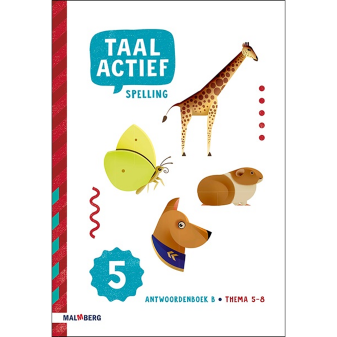 Taal actief 5 Spelling antwoordenboek B groep 5