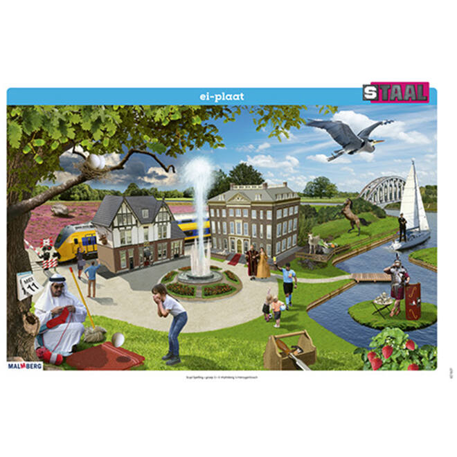 Staal 2 Spelling groep 3 posterset (50x70 cm)