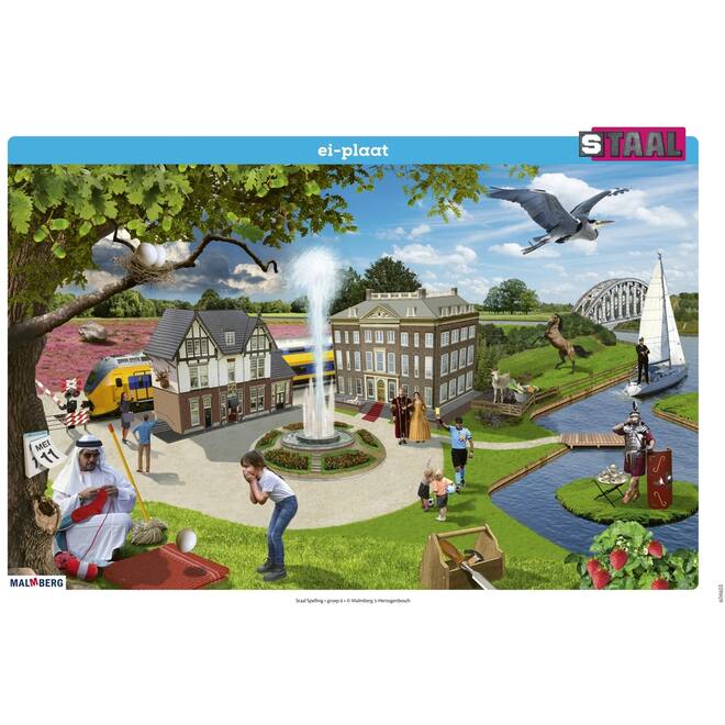 Staal 2 Spelling groep 6 posterset (50x70 cm)