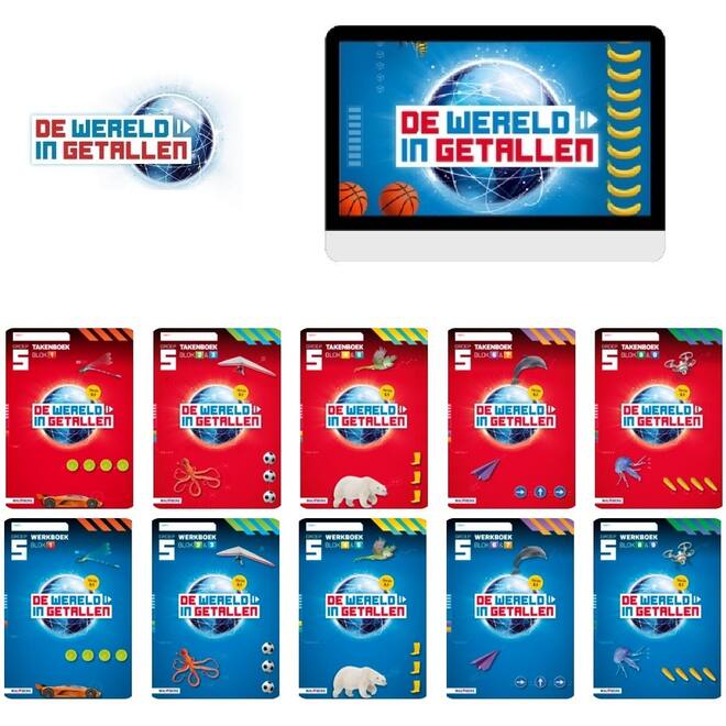 De wereld in getallen 5.1 Leerpakket groep 5 - BASIS PAPIER