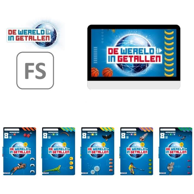 De wereld in getallen 5.1 Leerpakket FS groep 8 - BASIS PAPIER / DIGITAAL OEFENEN & AUTOMATISEREN