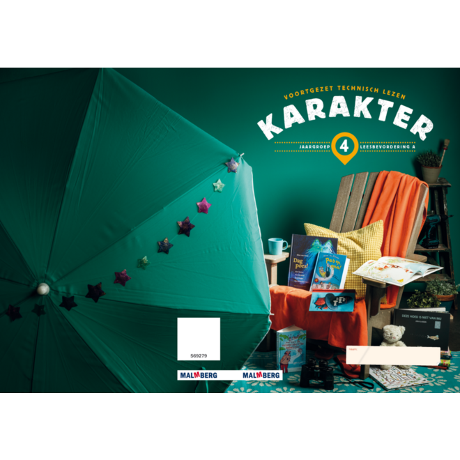 Karakter werkboek leesbevordering A groep 4 (5 exemplaren)