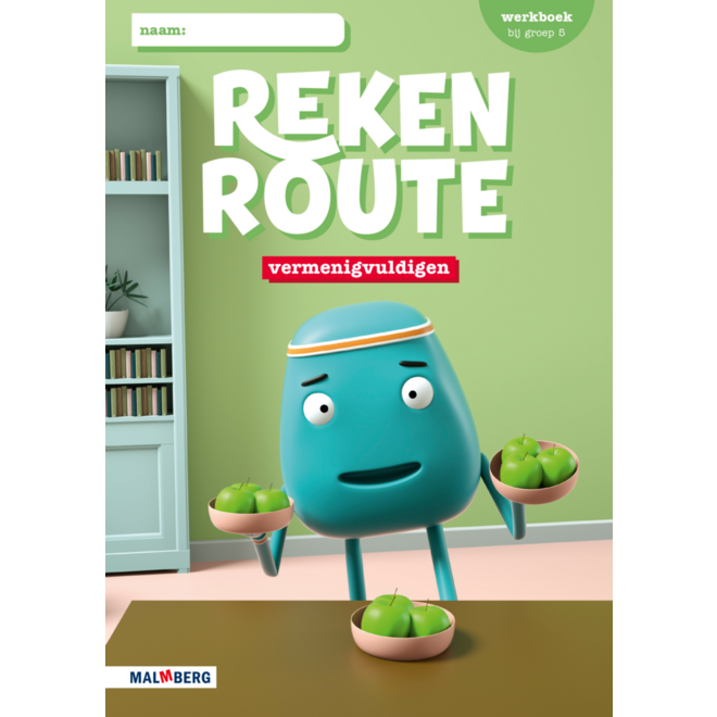 Rekenroute werkboek Vermenigvuldigen groep 5 (5 ex)