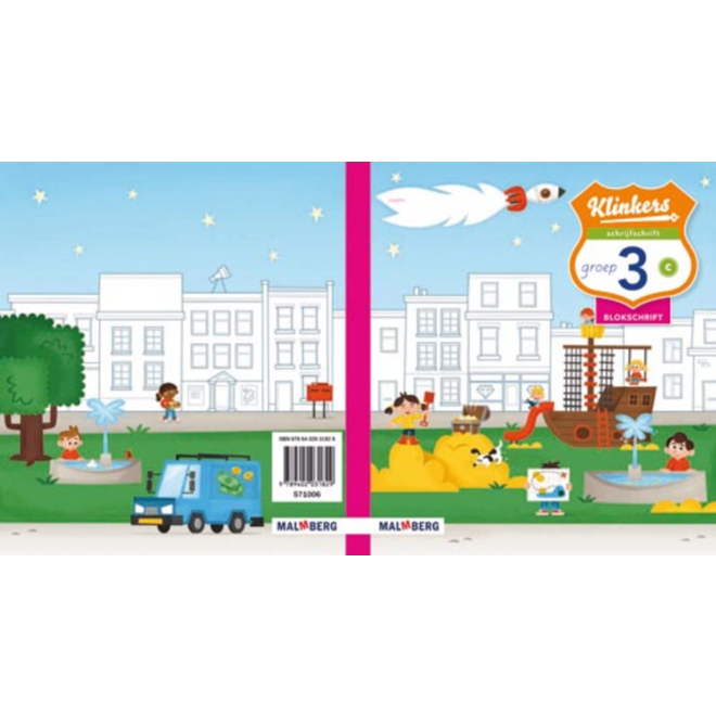 Klinkers blokschrift schrijfschrift C groep 3 (5 stuks)