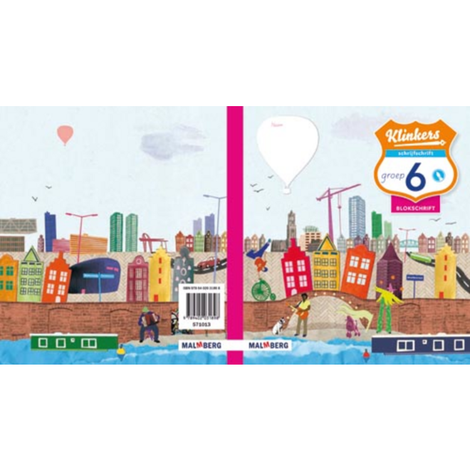 Klinkers blokschrift schrijfschrift groep 6 (5 stuks)