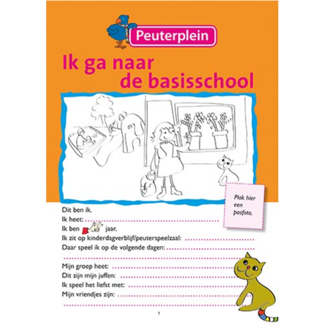 Peuterplein werkboekje ik ga naar de basisschool