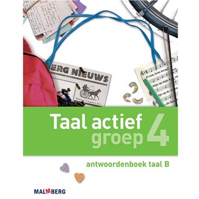 Taal actief 4 taal groep 4 antwoordenboek B