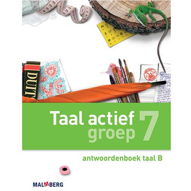 Taal actief 4 taal groep 7 antwoordenboek B