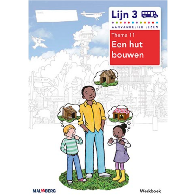 Lijn 3 werkboek thema 11 Een hut bouwen (5 stuks)