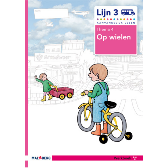 Lijn 3 werkboek 3-ster thema 4 Op wielen (5 stuks)