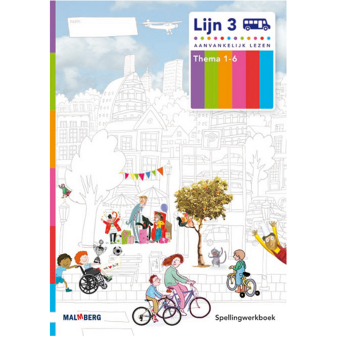 Lijn 3 spellingwerkboek thema 1-6 (5 stuks)