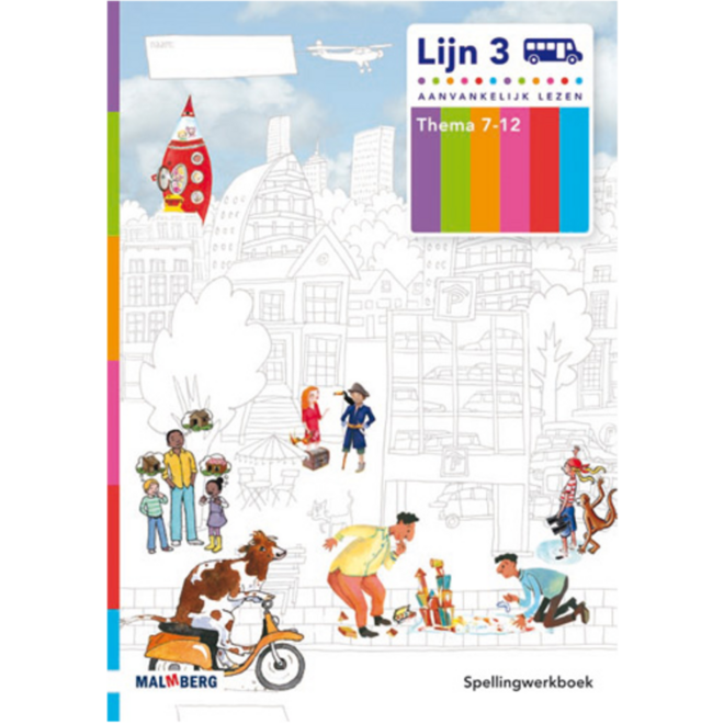 Lijn 3 spellingwerkboek thema 7-12 (5 stuks)