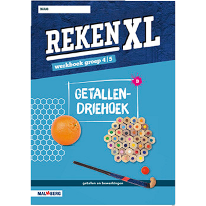 RekenXL leerwerkboek Getallendriehoek/Vouwpuzzels groep 4/5 B (5 stuks)