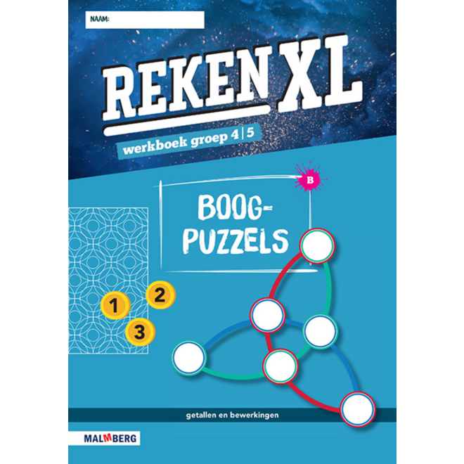 RekenXL leerwerkboek Boogpuzzels/Cirkelsterren groep 4/5 B