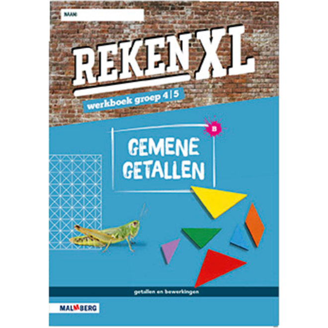 RekenXL leerwerkboek Gemene getallen/Balans groep 4/5 B (5 stuks)