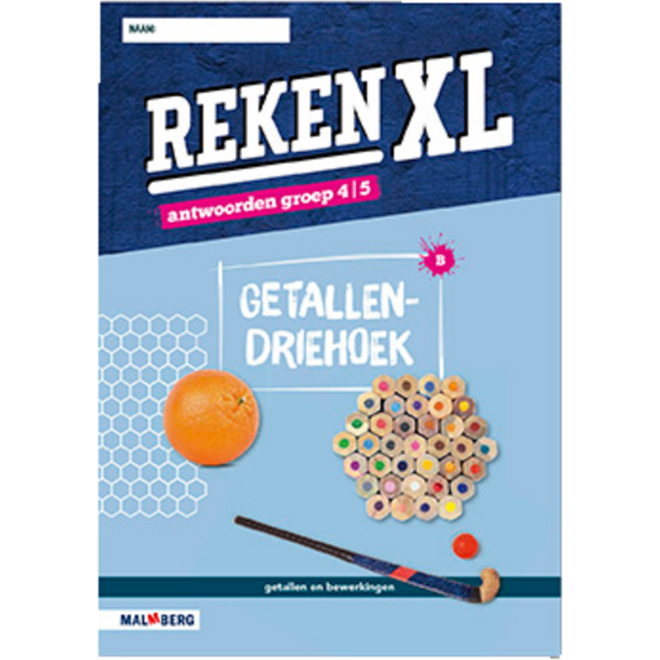 RekenXL antwoordenboek Getallendriehoek/Vouwpuzzels groep 4/5 B