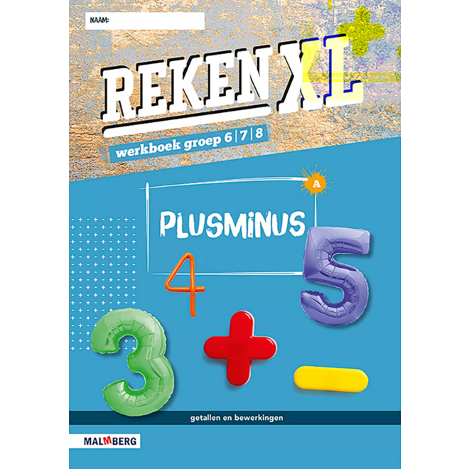 RekenXL leerwerkboek Plusminus/Klokken groep 6/7/8 A (5 stuks)