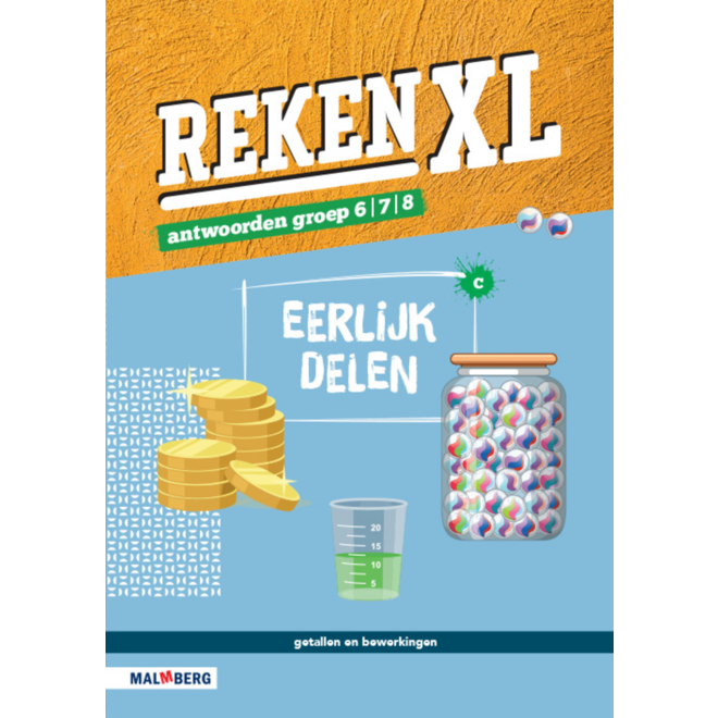 RekenXL antwoordenboek Eerlijk delen/Wat is dit voor spel? groep 6/7/8 C