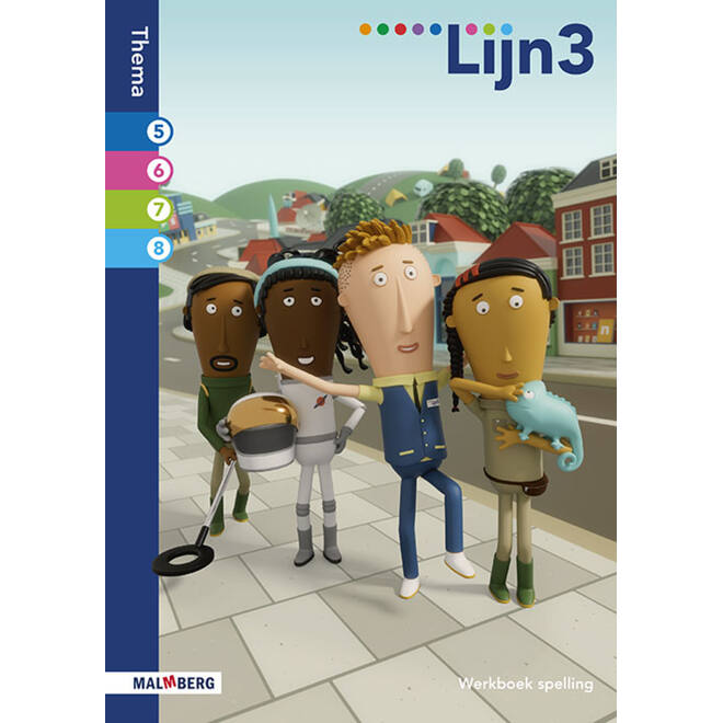 Lijn 3 (editie 2) Werkboek spelling Thema 5-8 (5 stuks)