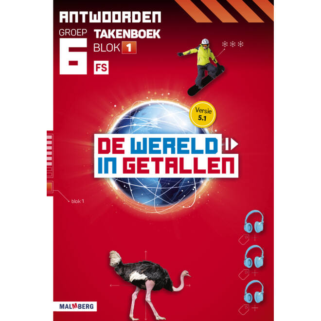 De wereld in getallen 5.1 groep 6 antwoordenboek taken blok 1 - FS
