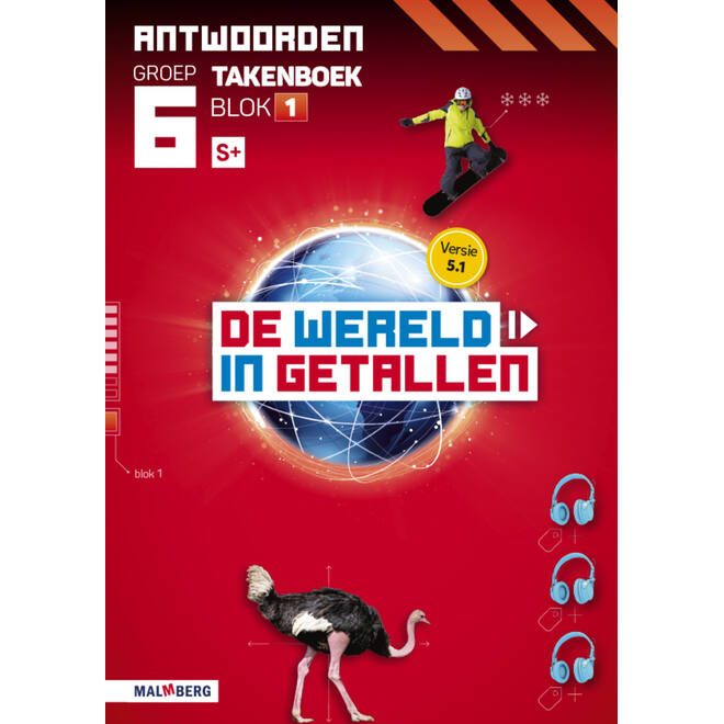 De wereld in getallen 5.1 groep 6 antwoordenboek taken blok 1 - S+
