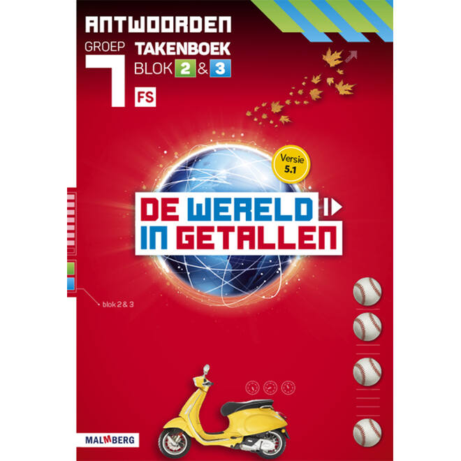 De wereld in getallen 5.1 groep 7 antwoordenboek taken blok 2 en 3 - FS