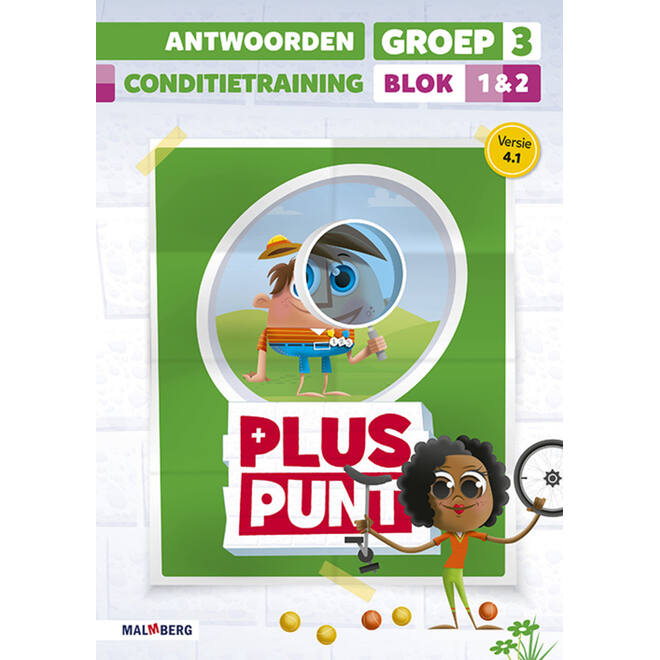 Pluspunt 4.1 groep 3 antwoordenboek conditietrainer blok 1 en 2