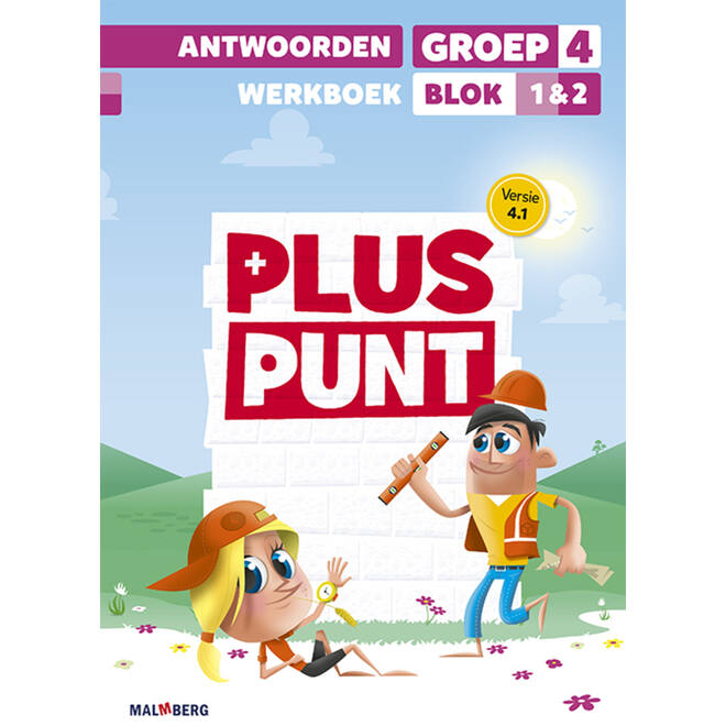 Pluspunt 4.1 groep 4 antwoordenboek werkboek blok 1 en 2