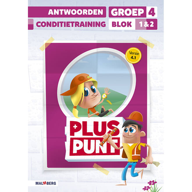 Pluspunt 4.1 groep 4 antwoordenboek conditietrainer blok 1 en 2