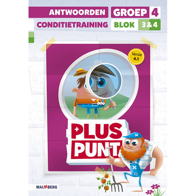 Pluspunt 4.1 groep 4 antwoordenboek conditietrainer blok 3 en 4