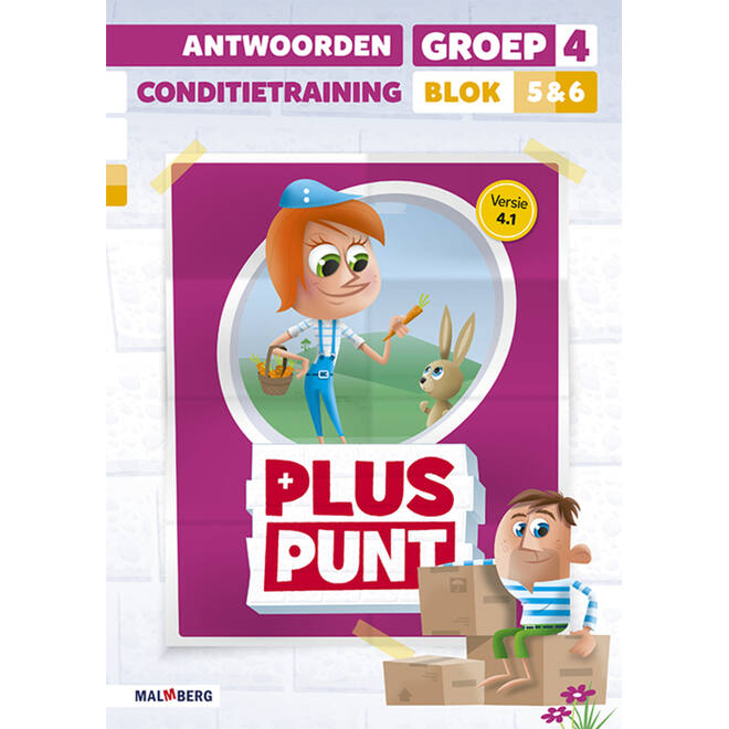 Pluspunt 4.1 groep 4 antwoordenboek conditietrainer blok 5 en 6