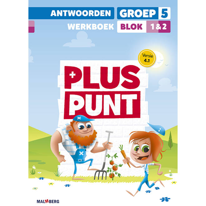 Pluspunt 4.1 groep 5 antwoordenboek werkboek blok 1 en 2