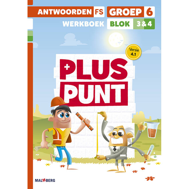 Pluspunt 4.1 groep 6 antwoordenboek werkboek blok 3 en 4 - FS